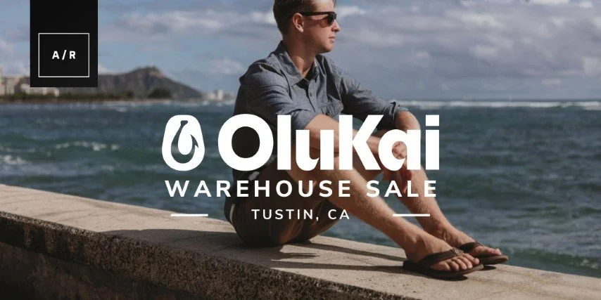 OluKai Warehouse Sale SEPT 26 29 2024 Tustin CA Alternative Retail